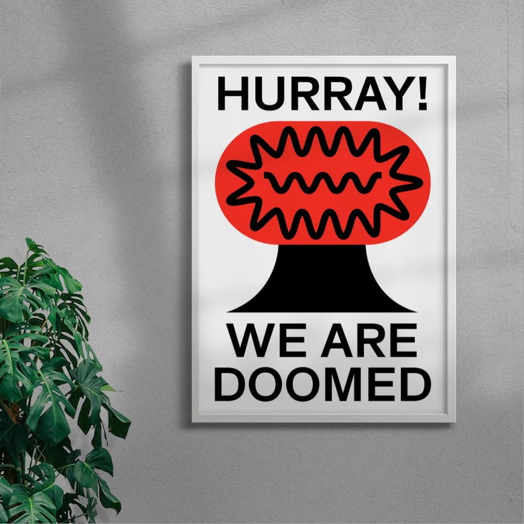 Hurray We Are Doomed - La Fabrique boutique de tableaux en ligne Maroc