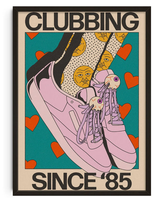 Clubbing Since '85 - La Fabrique boutique de tableaux en ligne Maroc

