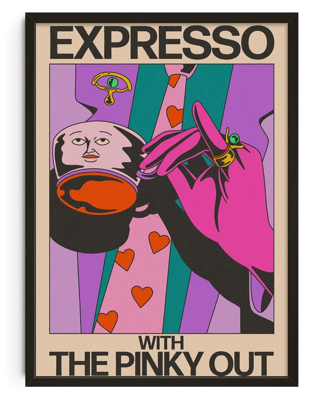 Pinky Espresso - La Fabrique boutique de tableaux en ligne Maroc

