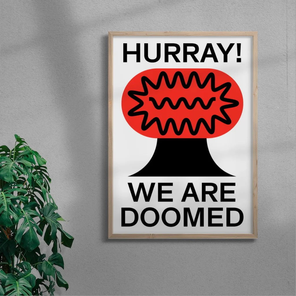 Hurray We Are Doomed - La Fabrique boutique de tableaux en ligne Maroc


