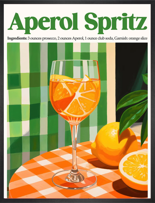Aperol Spritz kitchen poster - La Fabrique boutique de tableaux en ligne Maroc

