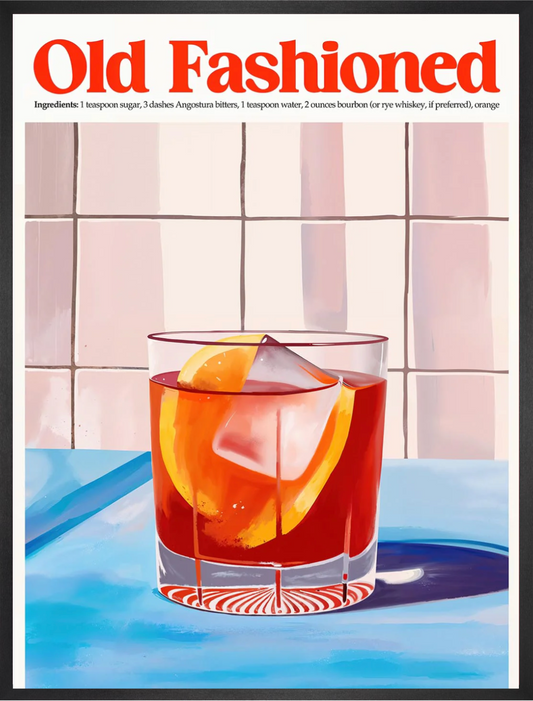 Old Fashioned kitchen poster - La Fabrique boutique de tableaux en ligne Maroc

