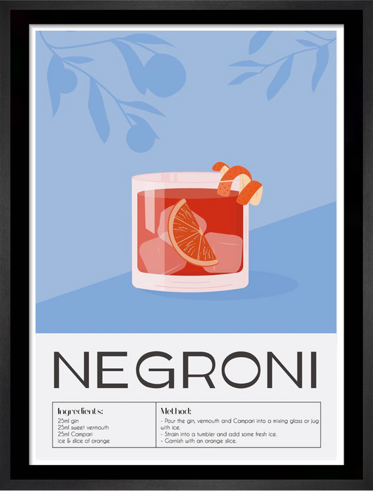 Negroni - La Fabrique boutique de tableaux en ligne Maroc

