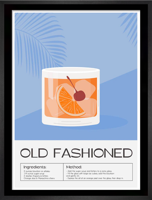 Old Fashioned - La Fabrique boutique de tableaux en ligne Maroc

