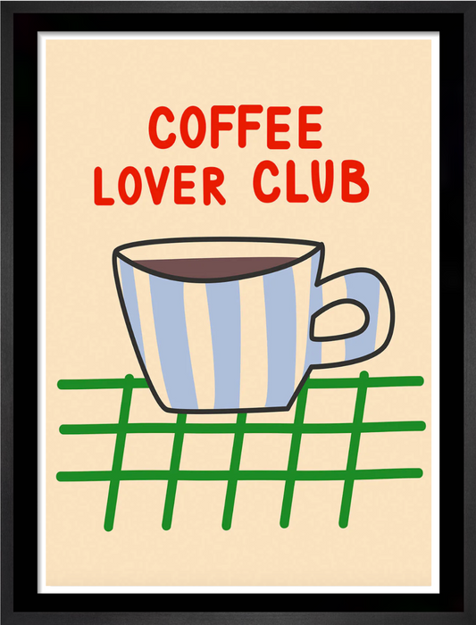 Coffee Lover Club - La Fabrique boutique de tableaux en ligne Maroc

